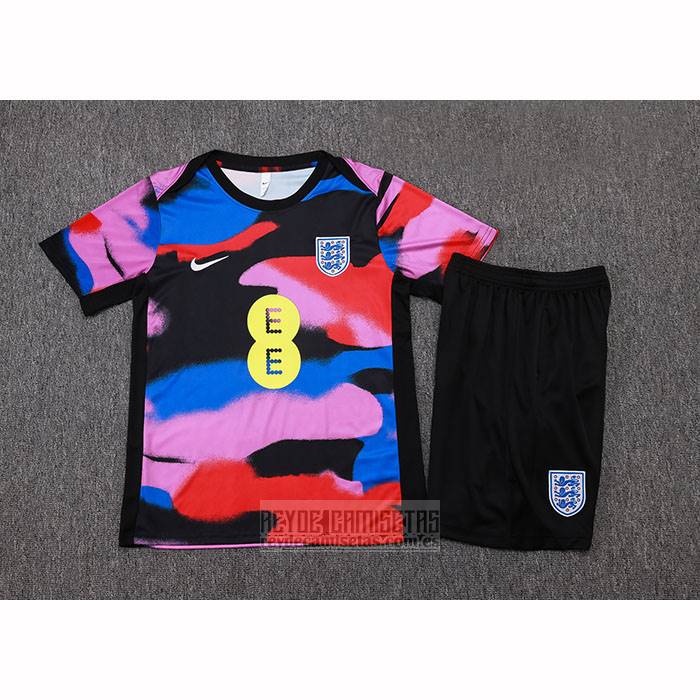 Chandal del Inglaterra Manga Corta 2025-2026 Multicolor - Pantalon Corto